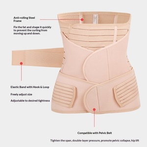 Ceinture abdominale post-partum d'été naturelle pour <span class=keywords><strong>accouchement</strong></span> naturel et césarienne, amincissante, modelante, respirante et élastique - Product Image 4