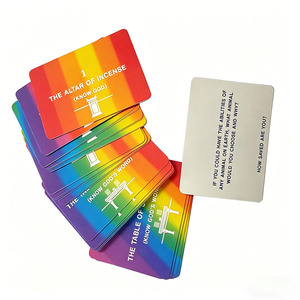 Custom Design Fancy Paper Rigid Box Pack with Cardboard Bible Verse Affirmation <strong>Cards</strong> OEM Printing and <strong>Booklet</strong> - Product Image 5