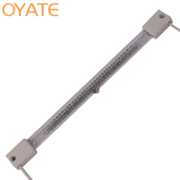 Tube chauffant infrarouge halogène en forme d'étoile 110V 1200W 450mm à ondes courtes, haute pénétration, pour four de soufflage de PET