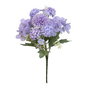 <b>Artificial</b> <b>Hydrangea</b> Bouquet Plastic Silk High Simulation Wedding Home Decoration - Product Image 5