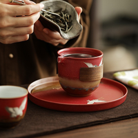Service à thé de voyage de style chinois, 1 théière, 2 tasses, porcelaine, vaisselle à thé Kung Fu, théière portable pour l'extérieur, tasse à thé en céramique, coffret cadeau