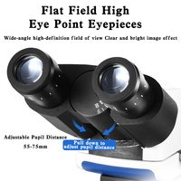 LUXUN Children's Optic Inspection Binocular Laboratory Microscope LED Light Source for Student and Olympus Slide