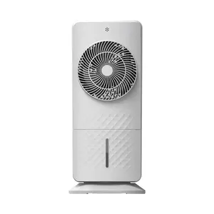 ZCHOMY Indoor Room Electric Bladeless Portable Evaporative Space Air Cooler Fan with Remote