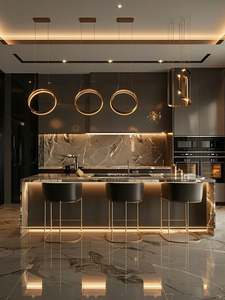 Conjunto de armario de cocina modular, conjunto de muebles de cocina, armario de cocina de alta calidad para todo el hogar, personalizado - Product Image 3