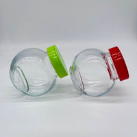 Bocal en verre à épices vide de 180ml récipients de stockage en verre avec couvercle sel chili assaisonnement poudre stockage