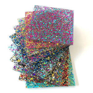 Tùy Chỉnh Shining Acrylic Nhựa Bảng Điều Chỉnh Trang Trí Nội Thất Đồ Trang Sức Thủ Công Mỹ Nghệ Nghệ Thuật Hoạt động PMMA Lấp Lánh Màu Sắc Sequins Acrylic Tấm - Product Image 3