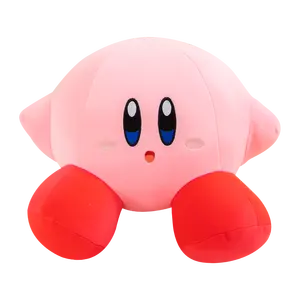wholesale support Cute pink Star Kirby pink chubby padded toy plush for friend