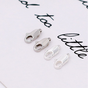 <b>Copper</b> Plated 18K Gold Teardrop Spring Lobster Clasp For <b>Bracelet</b> Making - Product Image 4