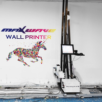 Imprimante murale 3D Maxwave 2022, nouvelle imprimante murale légère pour la conception de bureaux, la publicité sur les carreaux, l'art, les affiches, l'impression murale