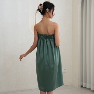 Toalla de baño de satén de tacto sedoso de lujo de alta calidad, Toalla de baño, envoltura de cuerpo de Spa, envoltura de baño, <span class=keywords><strong>vestido</strong></span> de Toalla de microfibra - Product Image 5
