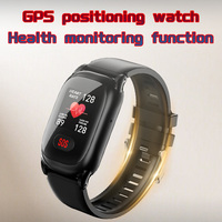 Montre connectée GPS VT28 pour personnes âgées, SOS, alerte de détresse au poignet, moniteur de fréquence cardiaque, température, pression artérielle, appel bidirectionnel, montre de sécurité pour seniors