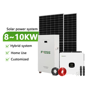 Système solaire 10 kW 8 kW, système solaire complet 10 kW, système solaire hors réseau 10 kW, système solaire hybride, kit solaire hors réseau - Product Image 1