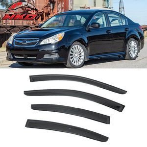 Convient pour Subaru Legacy Sedan 10-14, lot de 4 déflecteurs de vitres en acrylique fumé - Product Image 1