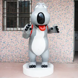 Customized Fiberglass Cartoon Figure Sculpture For Indoor And Outdoor