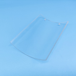 Verre en <span class=keywords><strong>acier</strong></span> incurvé transparent <span class=keywords><strong>pour</strong></span> appareil ménager intelligent Panneau <span class=keywords><strong>trempé</strong></span> en forme d'arc <span class=keywords><strong>pour</strong></span> décoration de salle de bain extérieure - Product Image 4