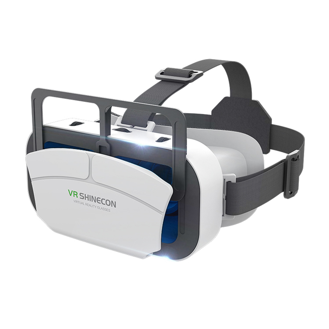 3d Video Glasses Stereo Head-mounted Display Mobile Phone Computer Vr Gaming Glasses Box