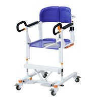 Chaise de transfert manuelle multifonctionnelle en ABS, légère, imperméable et réglable