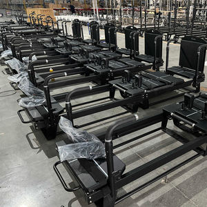 سرير أساسي كبير جدًا وعريض جدًا معدات مصلح بيلاتيس احترافية آلة مصلح تجارية من الألومنيوم كاما دي بيلاتيس - Product Image 1