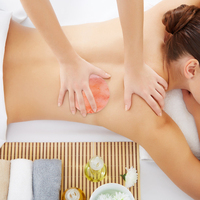 Balle de Massage Sel de l'Himalaya Naturel 45mm Pierre de Sel Rose Spa Détox Soulagement Douleur Thérapie Chaud Froid