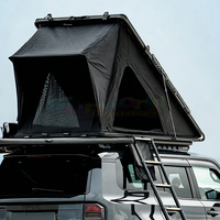 Tente de toit rigide triangulaire en aluminium pour camping en plein air, tente de toit de voiture, Dachzelt, tente de toit rigide à coque pour camping-cars