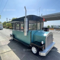 Camion de restauration mobile multifonctionnel commercial avec cuisine complète, résistant à la rouille, personnalisable
