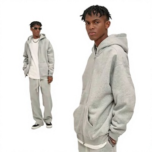 Sudadera con Capucha Unisex Color Verde Azulado, Corte Regular, 100% Algodón, Felpa Francesa, Estilo Casual para Otoño, Diseño de Color Sólido con Bolsillos - Product Image 2
