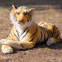 Grossistes en peluche CE/ASTM Gros tigre lesté Jouets en peluche Simulation Tigre Coussin Oreiller pour enfants Anniversaire