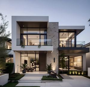 Chalet de lujo personalizado con característica impermeable, estructura de acero de calibre ligero de <span class=keywords><strong>Kerala</strong></span> prefabricada, tipo de producto - Product Image 6