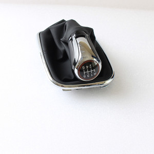 Poignée de levier de vitesse en cuir 5/6 vitesses ergonomique pour Volkswagen Golf - Product Image 1