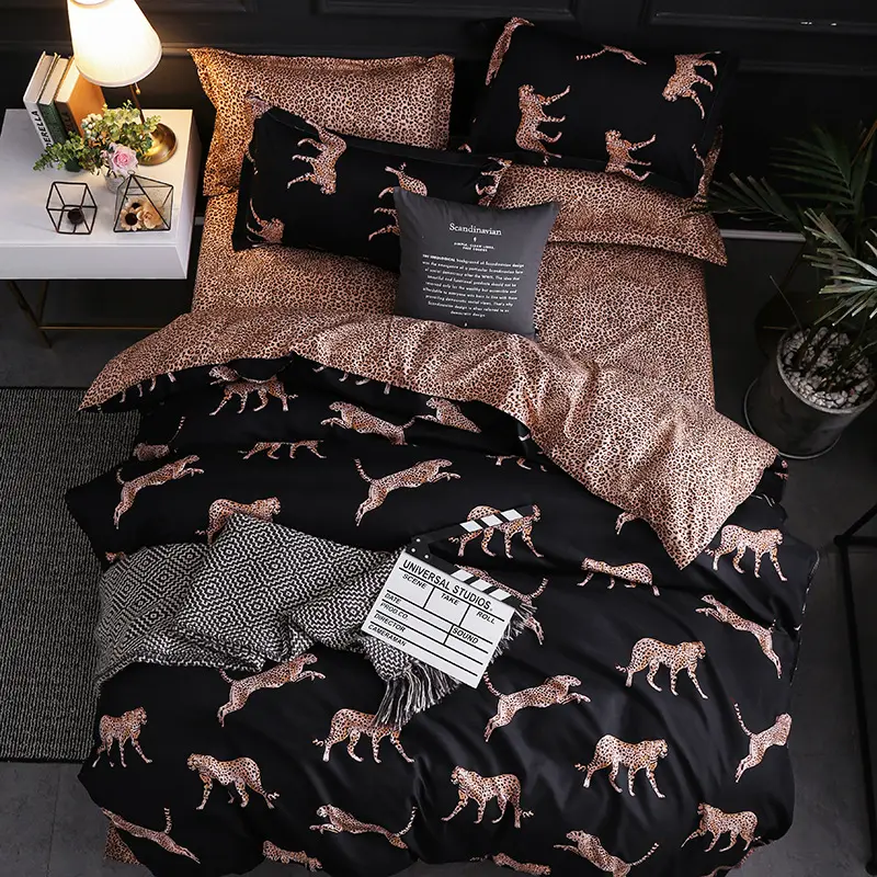 독특한 디자인 침대보 도매 럭셔리 홈 장식 섬유 여름 침대 스커트 부드러운 100% 면 침구 세트