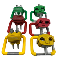 Pince de mise à la terre anti-perforation série JJC en alliage d'aluminium/à contacts en cuivre étamé, connecteur isolant avec boîtier PA66 résistant aux UV