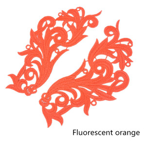 Mới được phổ biến Châu phi ren đính nhiều màu polyester thêu ăn mặc trang trí các bản vá lỗi - Product Image 6