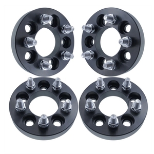 Adaptateurs d'entretoises de roue universels en aluminium forgé non centrés sur un moyeu, 1 pouce (25 mm), 5x100 pour Impreza/BRZ Toyota GT86/Prius VW Golf - Product Image 1