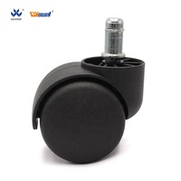 DWG-D003 Offre Spéciale largement utilisé tout noir robuste type de rouleau général Durable personnalisé roue pivotante