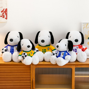 Peluche de Oso <span class=keywords><strong>Snoopy</strong></span> de Fútbol con Felpa Súper Suave y Relleno de Algodón PP, Regalo Antiestrés para Mayores de 14 Años - Product Image 4