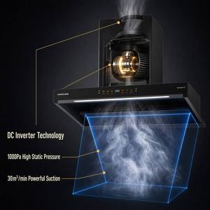 <span class=keywords><strong>Hotte</strong></span> aspirante de cuisine pour maison, restaurant, usage commercial, avec nettoyage intelligent, commande tactile et éclairage LED - Product Image 5