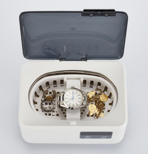 Xách tay 0.6L mini siêu âm trang sức kính đồng hồ máy giặt đa chức năng tự động trang điểm bàn chải sạch điện gia dụng - Product Image 4