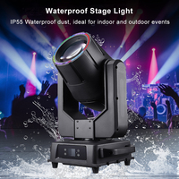 INSIGAI professionnel électronique mise au point DMX512 380w faisceau étanche tête mobile lumière Dj fête extérieur Performance scène lumières