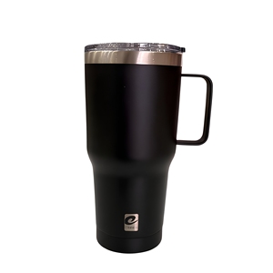 Bouteille isotherme portable en acier inoxydable 900 ml avec couvercle à poignée, isolation thermique >24 heures, design minimaliste, compatible eau bouillante, idéale pour les voyages - Product Image 1