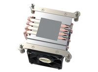 COOLSERVER R63 2U PWM 4PIN Refroidisseur de processeur de serveur 4 caloducs Radiateur de station de travail Ventilateur de refroidissement pour Intel LGA2011 1700 115X AM4
