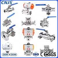 Vanne à boisseau sphérique haute pression en acier inoxydable série KHB à trois voies, pour huile et gaz, haute température, personnalisable OEM, commande hydraulique CNJS