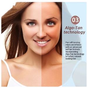 <span class=keywords><strong>Lingettes</strong></span> bronzantes jetables OEM, emballées individuellement, à effet bronzant progressif pour le visage et le corps, sans alcool, non gras - Product Image 4