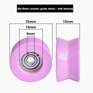 ล้อเซรามิกแข็งขนาด 35*18 มม. สำหรับลากลวด ล้อพอร์ซเลนนำไฟฟ้า รับผลิตตามแบบ OEM ได้รับการรับรองมาตรฐาน ISO9001 ใช้งานได้ยาวนาน - Product Image 5