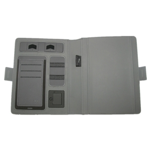 Agenda anneau en cuir a5 doublé power bank carnet <span class=keywords><strong>de</strong></span> notes logo personnalisé - Product Image 5