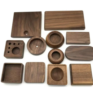 Độ chính xác gia công Vòng Cube vuông khối nguyên mẫu <span class=keywords><strong>CNC</strong></span> các bộ phận bằng gỗ phay quay <span class=keywords><strong>Lathe</strong></span> <span class=keywords><strong>CNC</strong></span> Tùy chỉnh màu đen óc chó gỗ - Product Image 2