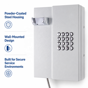 Teléfono de Emergencia Antivandálico para Áreas Públicas con Auricular Reforzado y Botones Metálicos para Centros Comunitarios - Product Image 2