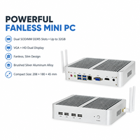 Mini PC I5 1335U 10 Core yang Tangguh, Memori DDR5, Penyimpanan SSD, NUC, VGA, HD, WiFi, Windows 11, Linux, Komputer Mikro Tanpa Kipas untuk Bisnis