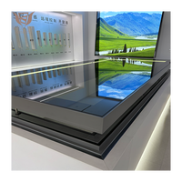 DEMEA Design moderne lucarne en aluminium toit en verre prix de gros pliant et pivotant Style ouvert fenêtre lucarne de haute qualité