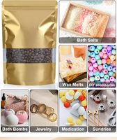 Sachets Doypack en aluminium refermables anti-odeur avec fenêtre mate, imprimés en héliogravure, de qualité alimentaire pour l'emballage d'aliments pour bébés, faible MOQ