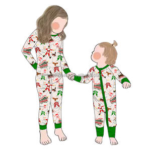 Conjunto de <span class=keywords><strong>Ropa</strong></span> para Bebé Niñ<span class=keywords><strong>a</strong></span> YiYing, <span class=keywords><strong>Ropa</strong></span> de Otoño e Invierno, Conjuntos Familiares <span class=keywords><strong>a</strong></span> Juego, Pijamas <span class=keywords><strong>a</strong></span> Juego para Mamá e Hija - Product Image 2